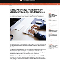 ChatGPT alcana 100 milhes de utilizadores em apenas dois meses